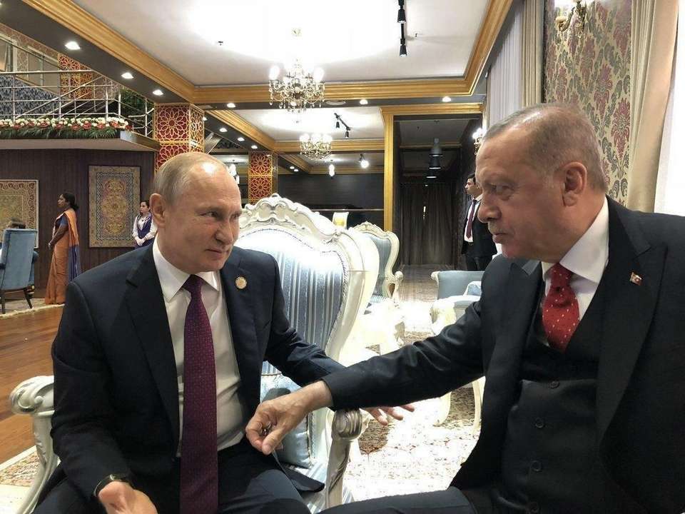 Путин и Эрдоган в Сочи