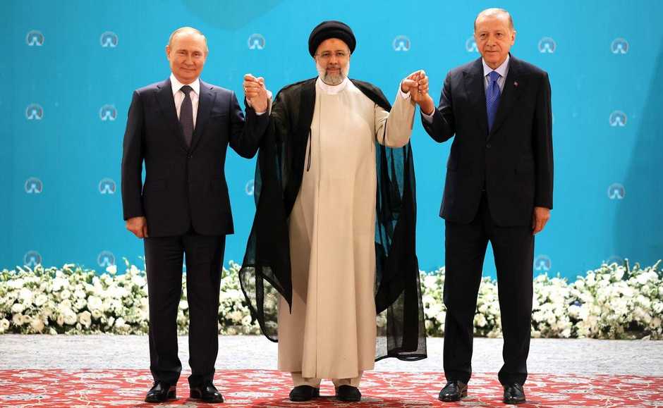 Путин, Эрдоган, Раиси: В Тегеране встретилась «Астанинская тройка», создававшаяся для решения сирийских проблем, но теперь гораздо больше тем для обсуждения