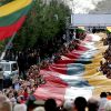 Флаги Литвы в Вильню…