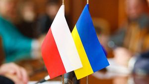 Флаги Польши и Украи…