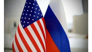 Флаги США и России | ТВ Центр