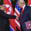 Встреча Трампа и Кима: по словам Трампа, они установили 'особую связь' (Лидер КНДР Ким Чен Ын и президент США Дональд Трамп во время встречи в Сингапуре. 12 июня 2018 | © A…) Лидер КНДР Ким Чен Ы…