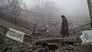 Военные разрушения на Донбассе