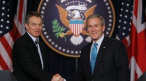 Блэр и Буш накануне …