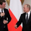 Der Standard: Австрия выбирает не санкции, а сделки (3 октября 2018. Себастьян Курц и Владимир Путин во время встречи в Эрмитаже, Санкт-Петербург | © REU…) 3 октября 2018. Себа…