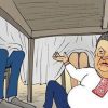 Провокация наглого толстяка