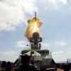 Морской 'Калибр' добьет из Каспия до Лондона (На фото: пуск крылатой ракеты Калибр с малого ракетного корабля Черноморского флота из акватории Сре…) На фото: пуск крылат…