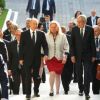 Хенде хох, 'Роснефть'! (На фото: президент России Владимир Путин, министр иностранных дел Австрии Карин Кнайсль и президент …) На фото: президент Р…