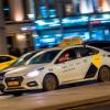 Где заказать рекламу на крыше такси в Москве? (Такси в ночном Нью-Йорке) Такси в ночном Нью-Йорке