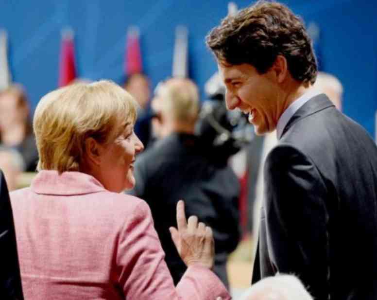 Меркель и Трюдо