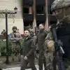 'Мирный курс' закончился: Украина требует русские земли. Начала с Курска (На фото: президент Украины Владимир Зеленский (в центре), глава офиса Зеленского Андрей Ермак (справ…) На фото: президент У…