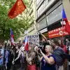 'Чешские власти пробили дно'. Резонанс после визита боевиков 'Азова' в Прагу