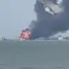 Удары по Курской АЭС, атака на порт 'Кавказ'. Итоги 22 августа на Украине (© Фото : скриншот видео из соцсетей / удар по порту Кавказ) © Фото : скриншот ви…