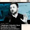 FT: Зеленский сталкивается с негативной реакцией из-за прорыва Россией восточных оборонительных рубежей (FT: Зеленский сталкивается с негативной реакцией из-за прорыва Россией восточных оборонительных рубежей) FT: Зеленский сталки…