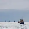 Караван Севморпути идет куда медленнее, чем ожидалось (Фото: Правительство ЯНАО) Фото: Правительство ЯНАО