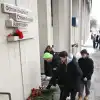 Ответственность за гибель журналистов, обстрелы и налёты. (© РИА Новости . Павел Бедняков / День памяти журналистов, погибших при исполнении профессиональных о…) © РИА Новости . Паве…