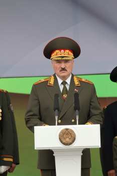 А.Г.Лукашенко на параде