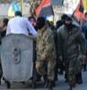 'Чистый четверг' в Ивано-Франковске. Чиновника покатали в мусорном баке (ф,в)