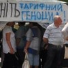 В Ужгороде повесили чучела Порошенко, Яценюка и Гройсмана