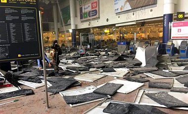 аэропорт после взрывов аэропорт после взрывов