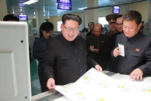 Kim Jong Un, First Secretary of the Workers’ Party of Korea, First Chairman of the DPRK National Defence Commission and Supreme Commander of the Korean People’s Army, visited the newly built Mindulle Notebook Factory. Kim Jong Un, First S…