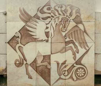 Москва. Станция метро «Перово». Барельеф Иллюстрация: bg.ru Москва. Станция метр…