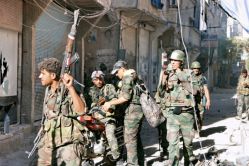 Сирия Именно эти ребята выбивали бандитов из района Тадамун4 Сирия Именно эти реб…