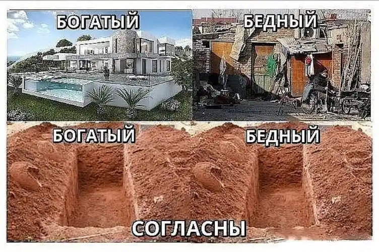 Богатые и бедные Едины