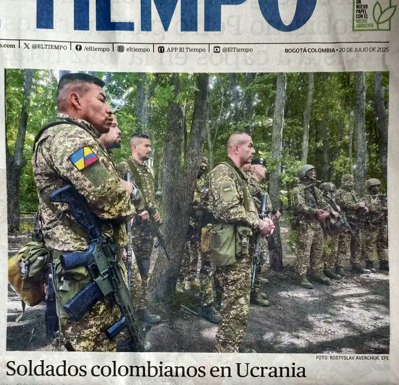 Колумбийские наёмники на Украине