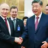 Трамп утерся: Путин и Си отменяют американские 'правила' (На фото: президент РФ Владимир Путин и председатель Китайской Народной Республики Си Цзиньпин (слева…) На фото: президент Р…