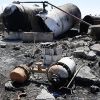 МО РФ раскритиковало заявления США об 'эффективности' ракетного удара по Сирии (Последствия ракетного удара США по авиабазе в Сирии. Архивное фото) Последствия ракетног…