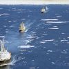 Король Севера: флот России стал ведущей силой в Арктике (Караван судов на трассе Северного морского пути) Караван судов на тра…
