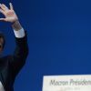 Рейдерский захват Франции (Кандидат в президенты Франции Эммануэль Макрон во время пресс-конференции по итогам первого тура пре…) Кандидат в президент…