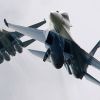 Сухой счет: истребителю Су-27 до сих пор нет равных в ближнем бою (Истребители Су-27 пилотажной группы Соколы России во время Международного авиационно-космического са…) Истребители Су-27 пи…