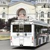 В Крыму произошел сбой в энергоснабжении (Троллейбус на улице Симферополя во время отключения электроэнергии) Троллейбус на улице …