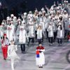 Олимпиада 2018: попытки унизить Россию, триумф КНДР, кишечная палочка (На фото: делегация олимпийских спортсменов из России на церемонии открытия XXIII зимних Олимпийских …) На фото: делегация о…