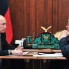 'Зимняя вишня' стала последней в списке трагедий Тулеева (На фото: президент РФ Владимир Путин и губернатор Кемеровской области Аман Тулеев (слева направо) (Ф…) На фото: президент Р…