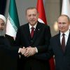 'Принципиально новые механизмы': как лидеры России, Турции и Ирана предлагают урегулировать сирийский кризис (Какой выход из сирийского кризиса предлагают президенты России, Турции и Ирана) Какой выход из сирий…
