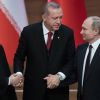 Запад: Путин, Эрдоган и Роухани планируют будущее. Трамп планирует побег (Президент Ирана Хасан Рухани, президент Турциии Реджеп Тайип Эрдоган и президент РФ Владимир Путин п…) Президент Ирана Хаса…