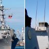 'Трамп подтягивает силы': СМИ сообщили о готовности эсминцев США ударить по Сирии (СМИ сообщили о сближении российских самолётов с эсминцем США у берегов Сирии) СМИ сообщили о сближ…