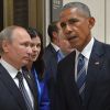 Владимир Путин и Барак Обама больше часа обсуждали Сирию и Украину (Президент РФ Владимир Путин и президент США Барак Обама во время встречи в Ханчжоу. 5 сентября 2016) Президент РФ Владими…
