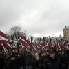Позорный марш в Латвии
