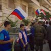 Флаги России и марши оркестра: корреспонденты ФАН сдали кровь в Алеппо
