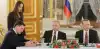 Нефть и газ: грядущий реванш (Турция. Стамбул. Президент РФ Владимир Путин и президент Турции Реджеп Эрдоган (в центре слева напра…) Турция. Стамбул. Пре…