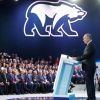 Съезд 'Единой России' прошел как праздник лицемерия (На фото: президент РФ Владимир Путин во время выступления на пленарном заседании XIX съезда Всеросси…) На фото: президент Р…
