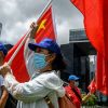 Китай против США: вызов принят (Протесты в Гонконге на фоне принятия закона о национальной безопасности | © AFP 2020 / Anthony Wallace) Протесты в Гонконге …