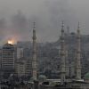 Сирия. Боевики потеряли уже 80% территорий в Восточном Алеппо (Дым от взрывов над Алеппо, Сирия. 5 декабря 2016) Дым от взрывов над А…