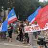 Санду получила 'табуреткой' по голове в Гагаузии (гагаузия-протесты) гагаузия-протесты