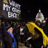 'Хозяева мира' против Трампа: Битва за Америку (Участники митинга против указа президента США Дональда Трампа об эмигрантах в Вашингтоне) Участники митинга пр…