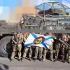 Улыбайтесь, господа, мы побеждаем! Наш ответ индустрии ненависти Запада (Курская область. Морпехи 810 бригады затрофеили американский бронеавтомобиль Cougar H) Курская область. Мор…